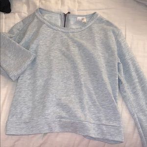 Sweater with light distressing